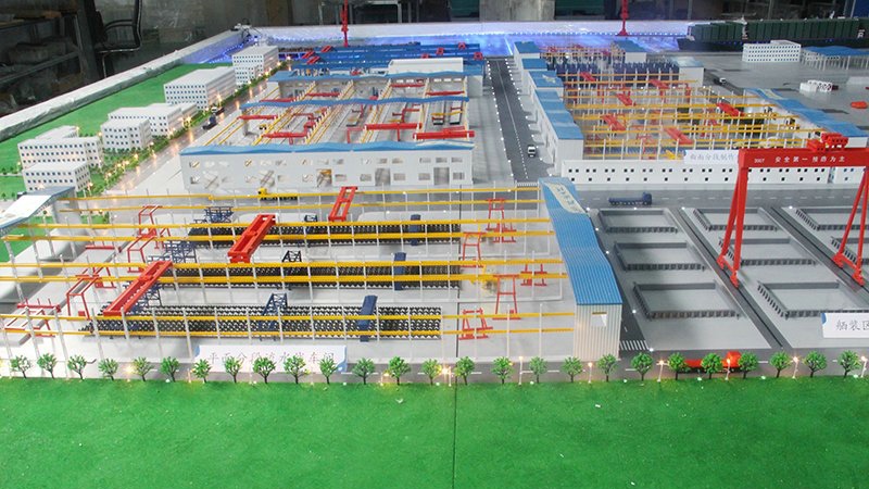 上海申博信息系統工程有限公司船廠工藝電子沙盤模型