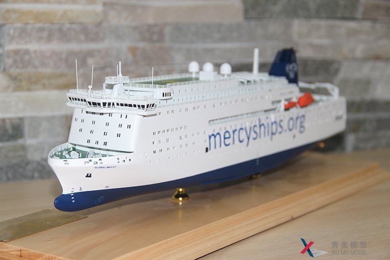 醫(yī)療船模型--Mercy ships--秀美模型獨(dú)家設(shè)計(jì)制作