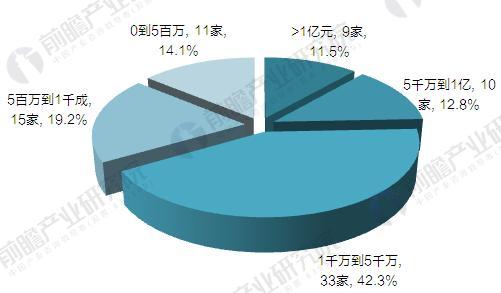 2016年中國3D打印行業(yè)企業(yè)競(jìng)爭(zhēng)營收規(guī)模格局