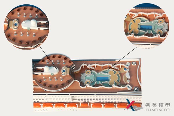 地中海輝煌號游船模型，郵輪模型，3打印豪華郵船