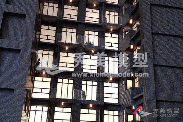 金門大樓外觀建筑模型